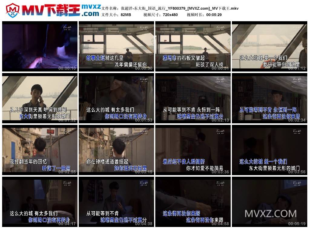 张超洋-东大街_国语_流行_YF800379